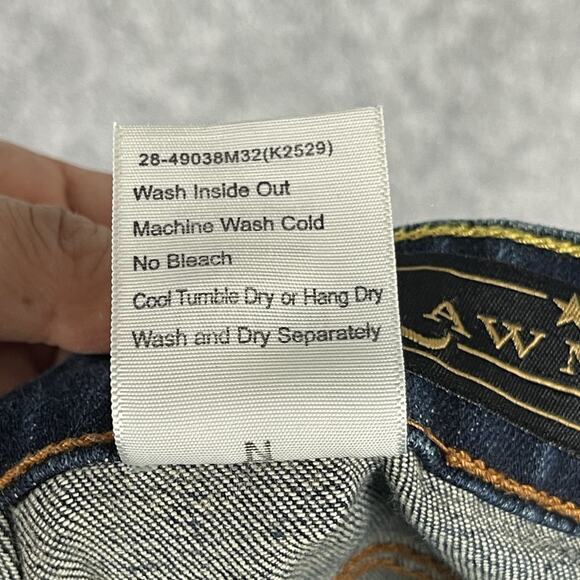 Lawman Jean Womens 9/10 Dark Wash Stretch Bootcut Mid Rise Western Cowgirl Rodeo - Picture 13 of 15